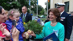 Verleihung des Bayerischen Verdienstordens an I.M. Knigin Silvia von Schweden - Mnchen am 24.07.2017