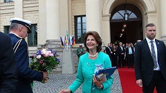 Verleihung des Bayerischen Verdienstordens an I.M. Knigin Silvia von Schweden - Mnchen am 24.07.2017