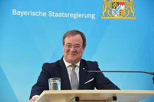 Gemeinsame Kabinettssitzung von Bayern und Nordrhein-Westfalen PK mit Ministerprsident Dr.Markus Sder und NRW Ministerprsident Armin Laschet - Reisidenz Mnchen am 12.03.2019
