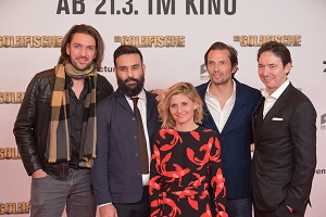 Weltpremiere   Die Goldfische  in Anwesenheit der Darsteller Tom Schilling, Jella Haase, Axel Stein, Kida Khodr Ramadan, Birgit Minichmayr, Jan Henrik Stahlberg, Luisa Wllisch & Klaas Heufer-Umlauf - Mnchen am 13.03.2019