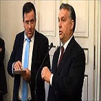 Ministerpraesident von Ungarn Dr Viktor Orbn & Bay Ministerpraesident Horst Seehofer am 06 11 2014 